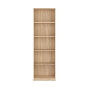 Biblioteca NEPO PLUS, stejar sonoma, PAL, 60x34x197 cm