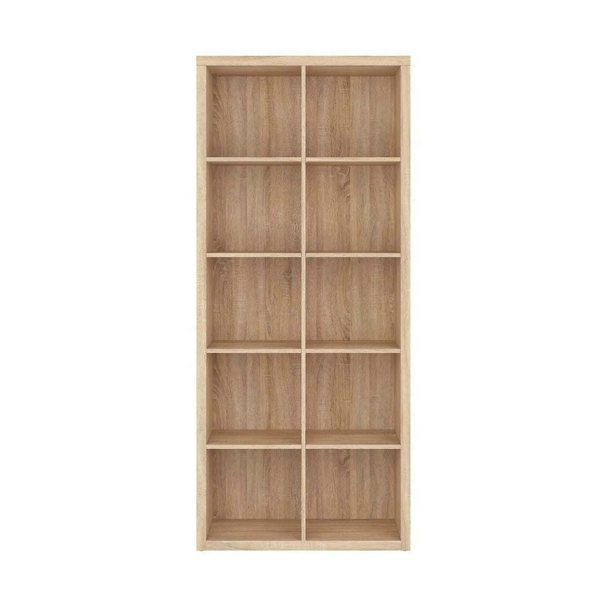 Biblioteca NEPO PLUS, stejar sonoma, PAL, 77x39x182 cm