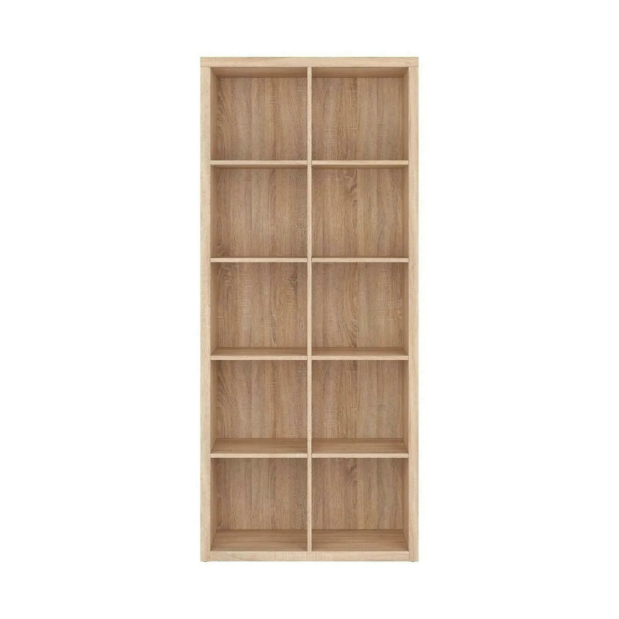 Biblioteca NEPO PLUS, stejar sonoma, PAL, 77x39x182 cm