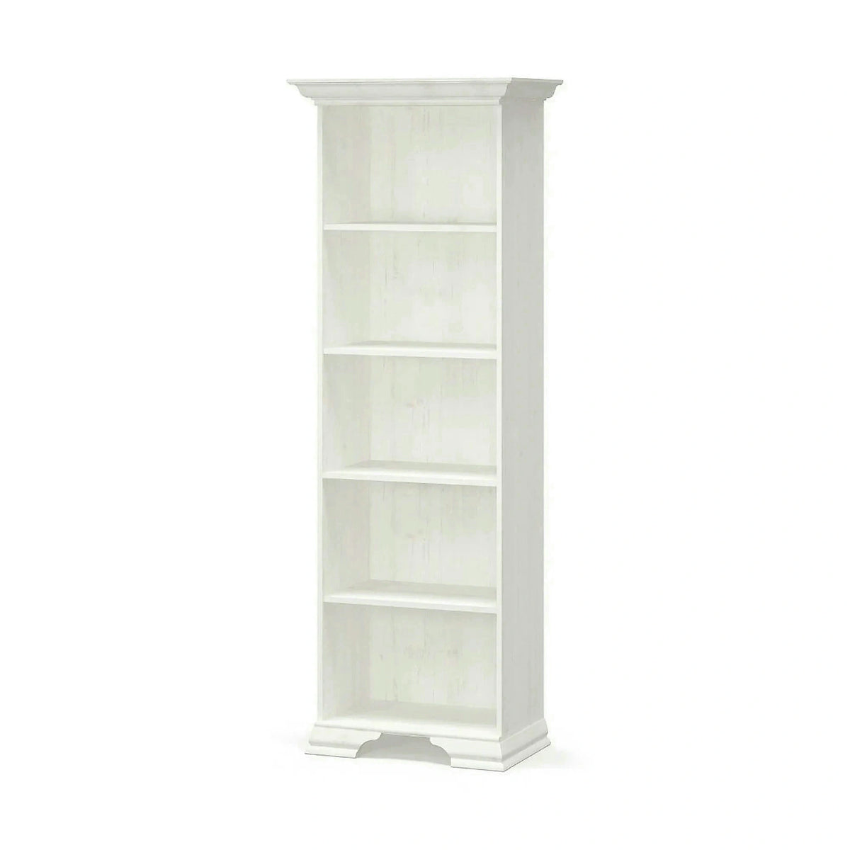 Biblioteca pentru living IRYS, pin alb anderson, PAL laminat, 70x43x198 cm
