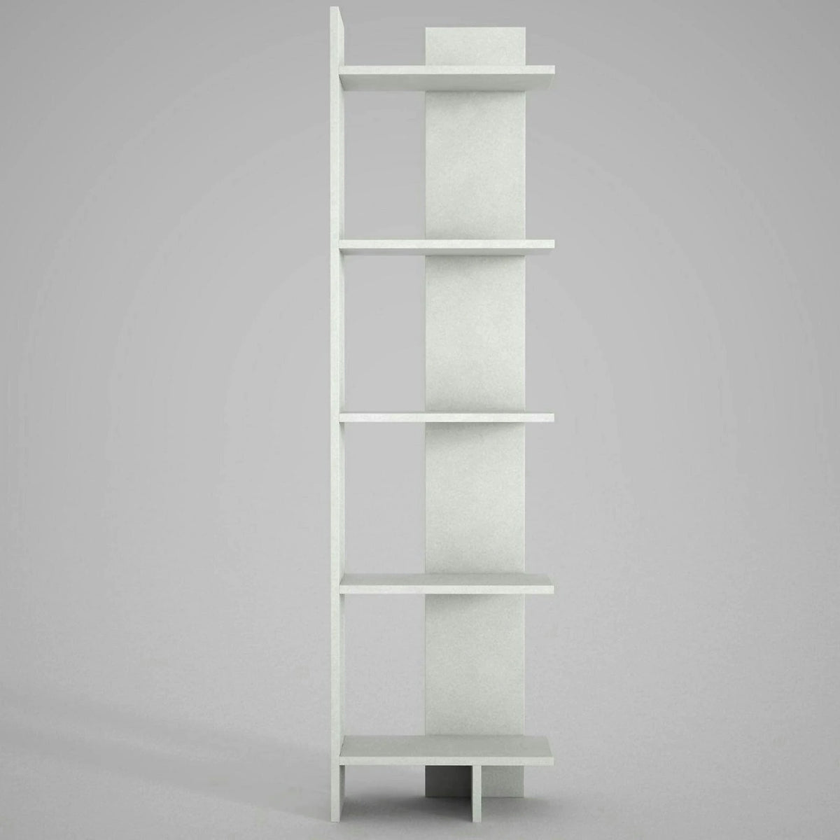 Biblioteca PERLA, alb, PAL melaminat, 49x22x170 cm
