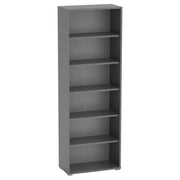 Biblioteca RIOMA NEW TYP 01, grafit, DTD laminat, 75x38x218 cm