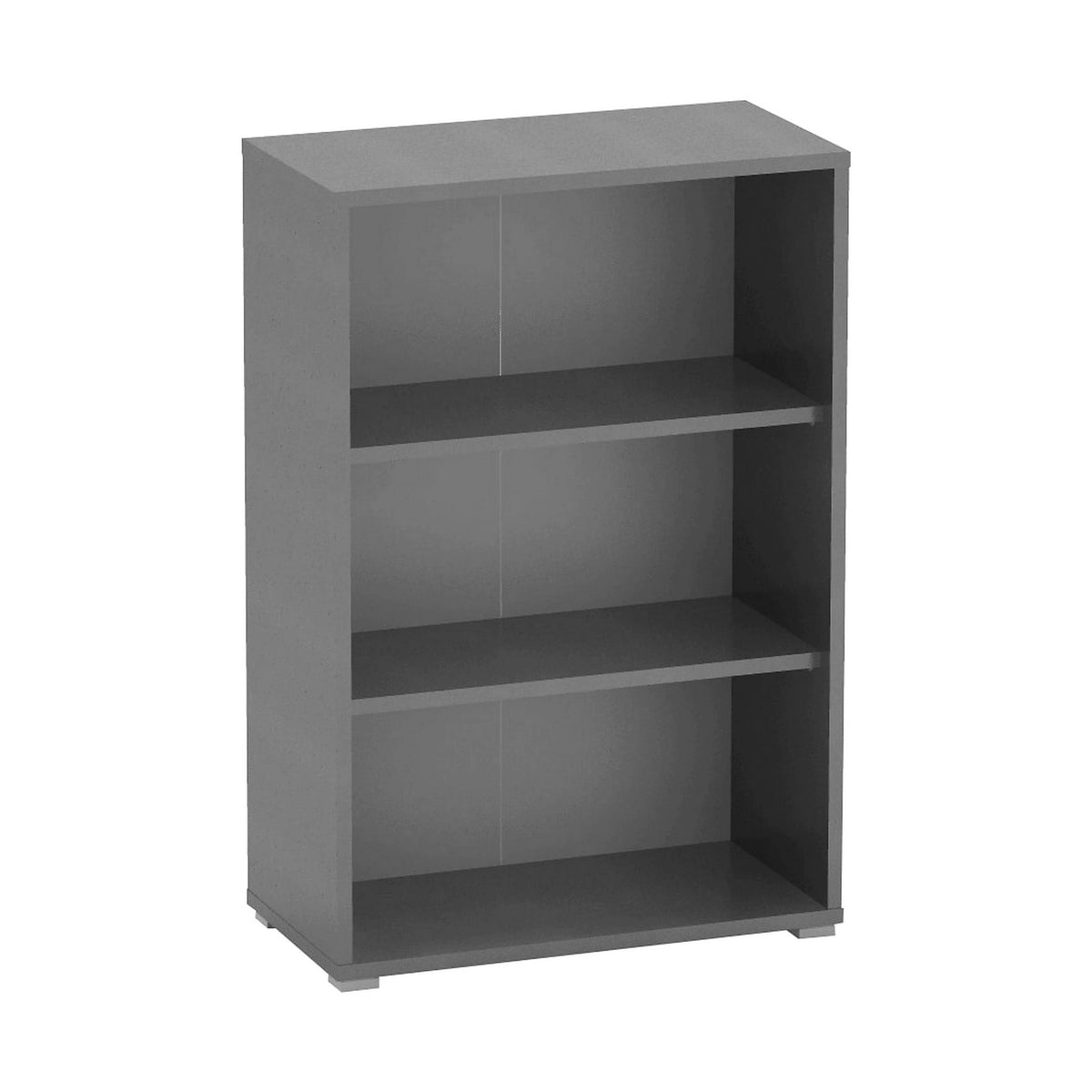 Biblioteca RIOMA NEW TYP 04, gri grafit, PAL melaminat, 75x38x112 cm