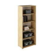 Biblioteca RIOMA TYP 03, stejar artisan, DTD laminat, 75x38x182.6 cm