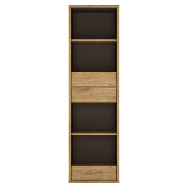 Biblioteca SHELDON TIP 11, stejar shetland, DTD laminat, 56x40x197 cm