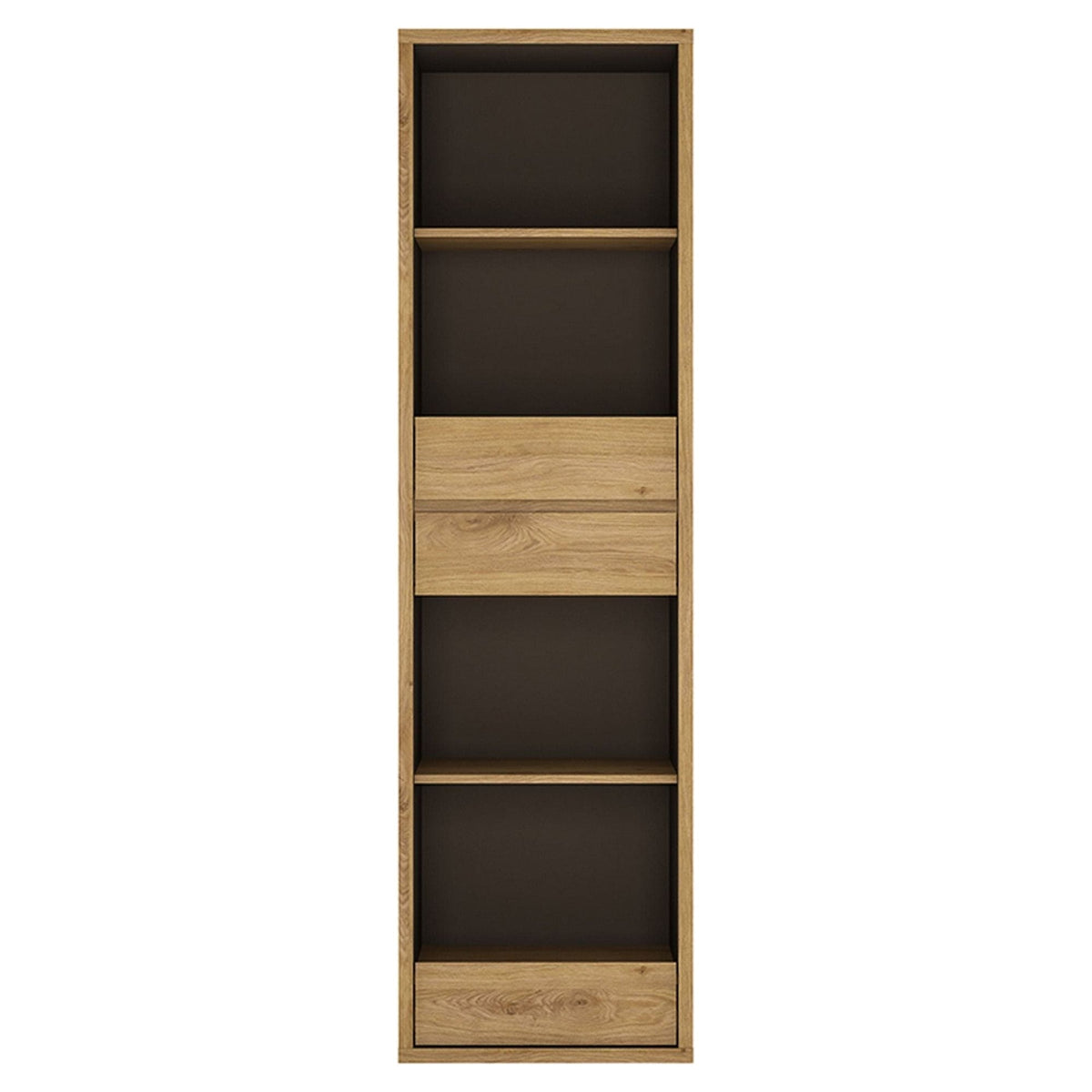 Biblioteca SHELDON TIP 11, stejar shetland, DTD laminat, 56x40x197 cm