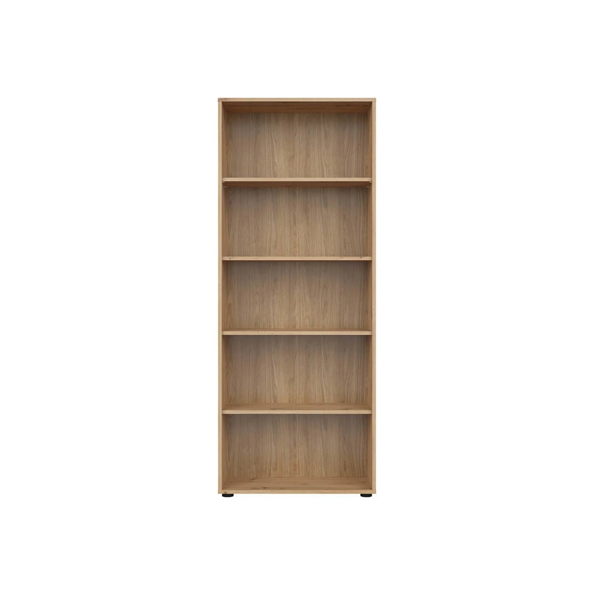 Biblioteca SPACE OFFICE, stejar artisan, PAL laminat, 80x37x203 cm