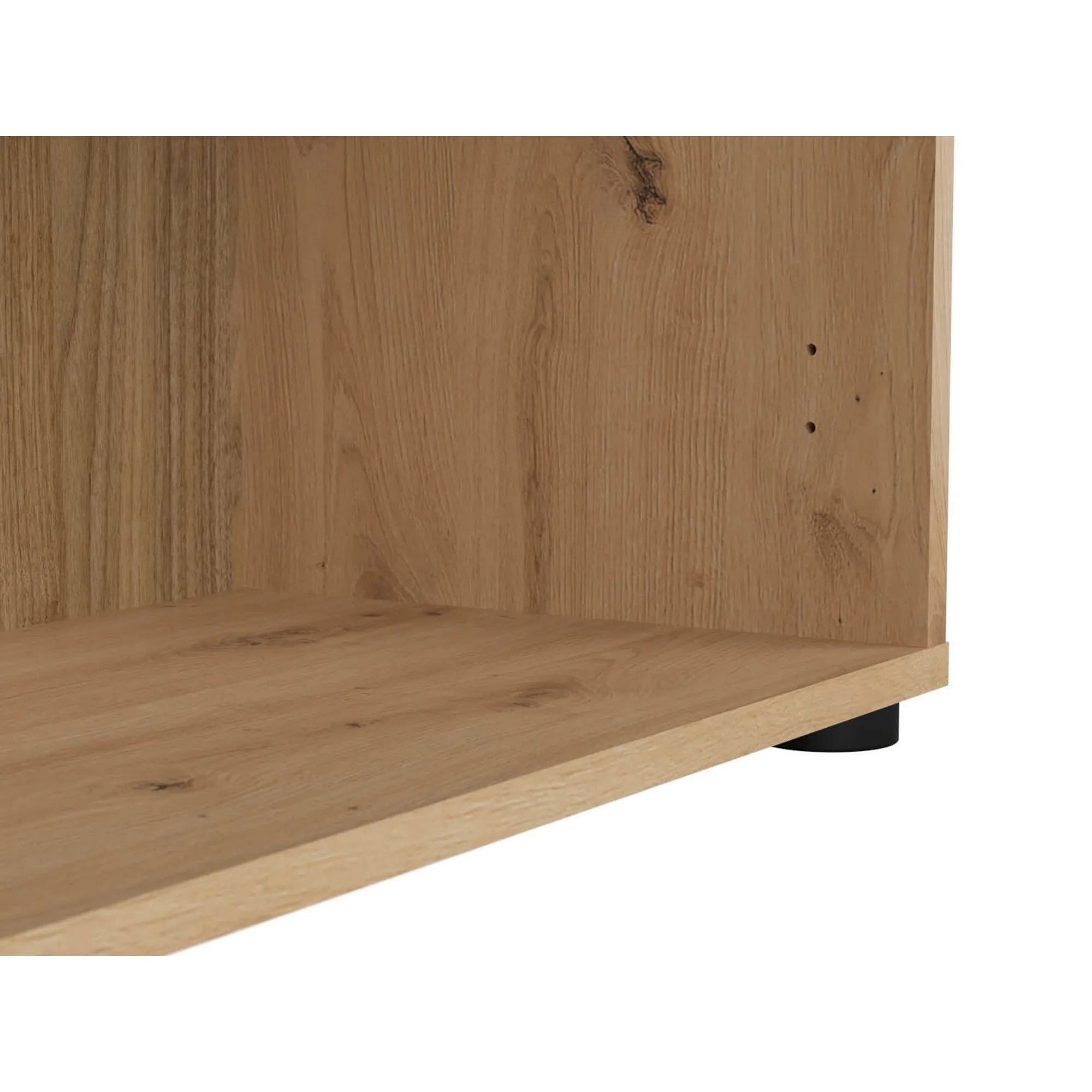 Biblioteca SPACE OFFICE, stejar artisan, PAL laminat, 80x37x203 cm