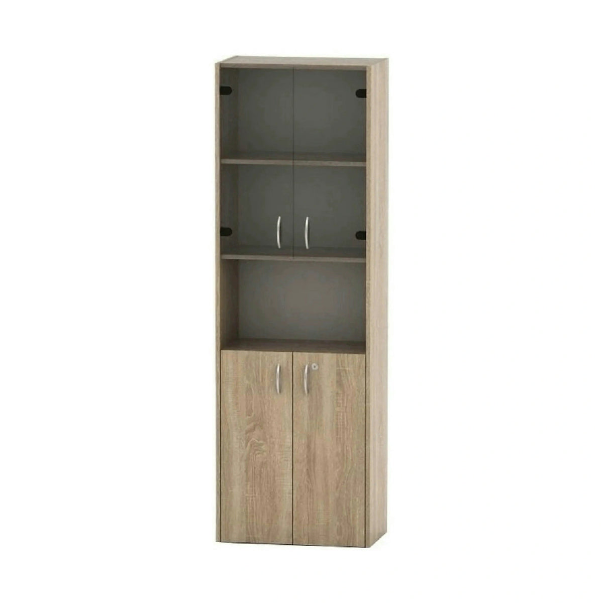 Biblioteca TEMPO ASISTENT NEW 004, stejar sonoma, PAL melaminat, 57x34x175 cm