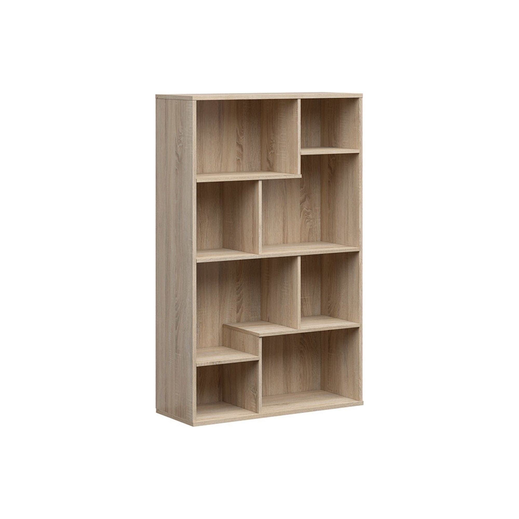Biblioteca TETRIX, stejar sonoma, PAL melaminat, 88x34x140 cm