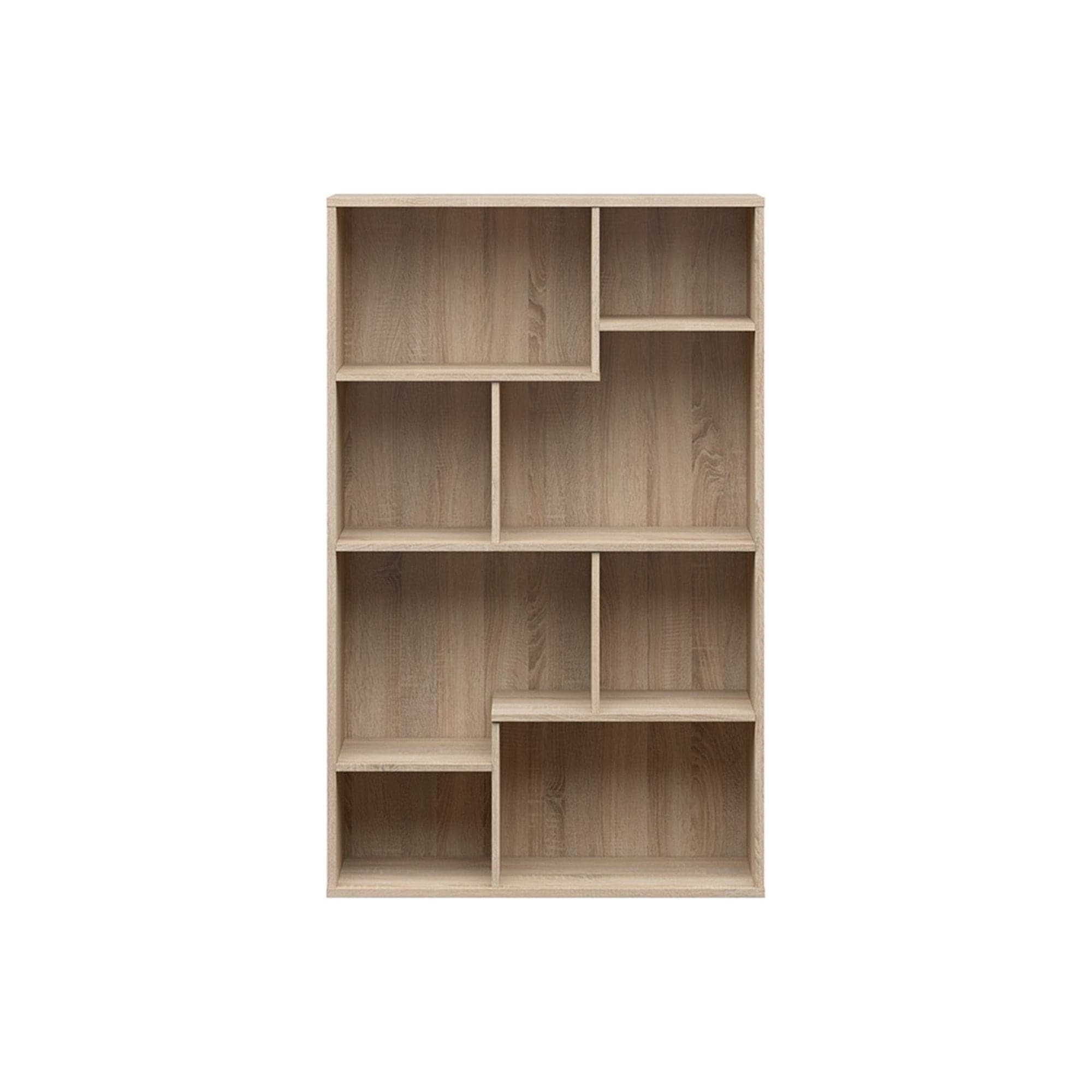 Biblioteca TETRIX, stejar sonoma, PAL melaminat, 88x34x140 cm