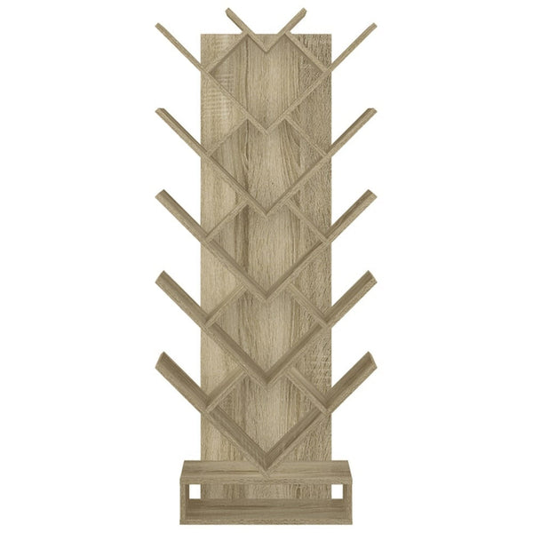 Biblioteca VEVEY, stejar, DTD laminat, 59x22x150 cm