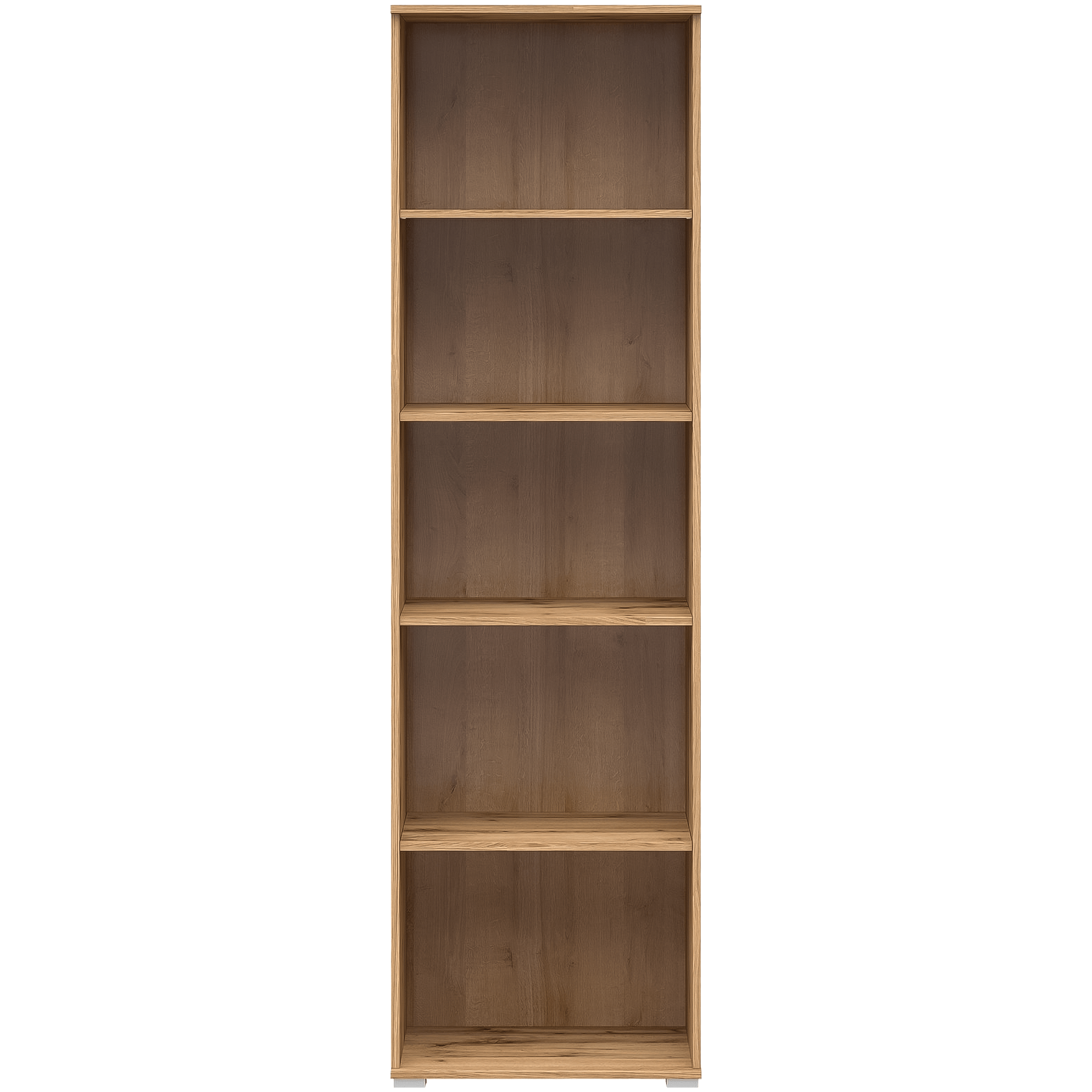 Biblioteca ZELE, stejar wotan, PAL, 56x41x195 cm