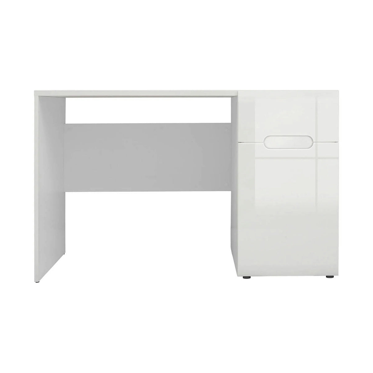 Birou AZTECA TRIO, alb, PAL, 120x66x75 cm