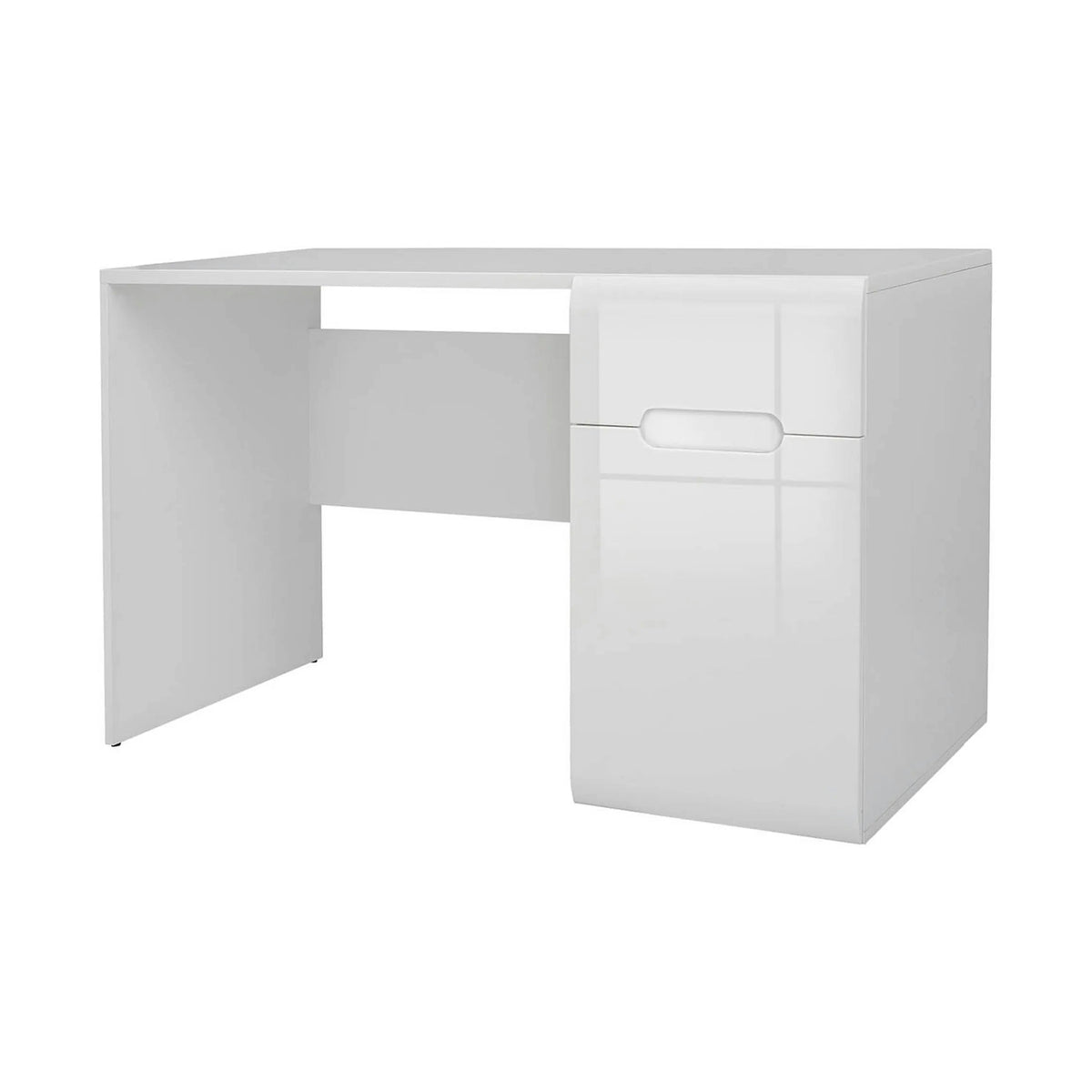 Birou AZTECA TRIO, alb, PAL, 120x66x75 cm