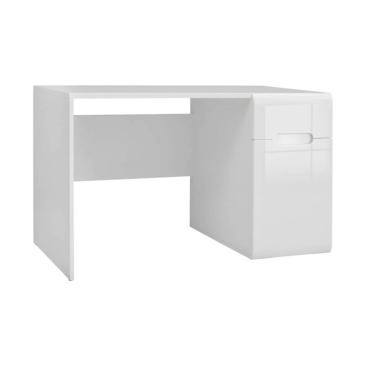 Birou AZTECA TRIO, alb, PAL, 120x66x75 cm