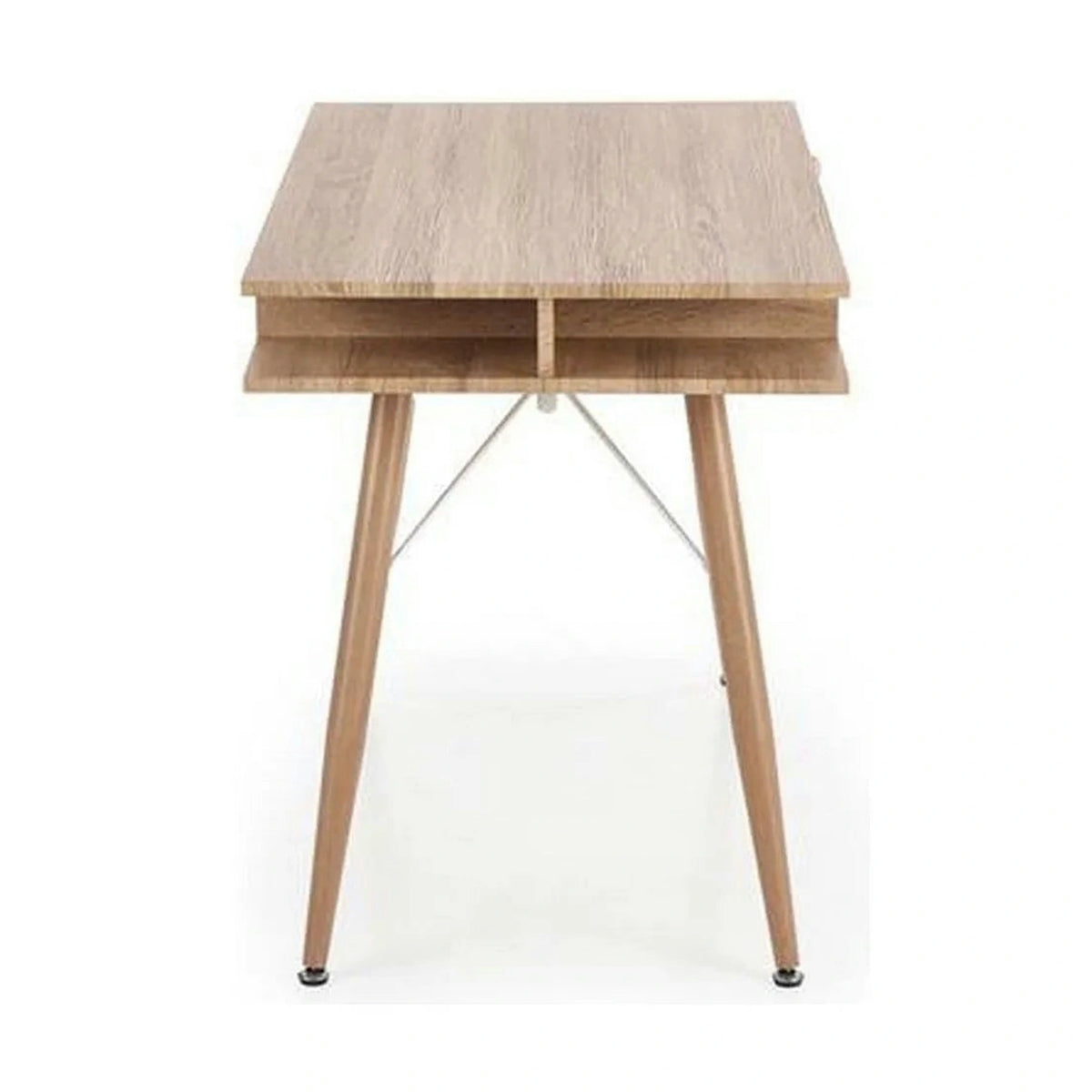 Birou B34, stejar sonoma/alb, 120x60x75 cm