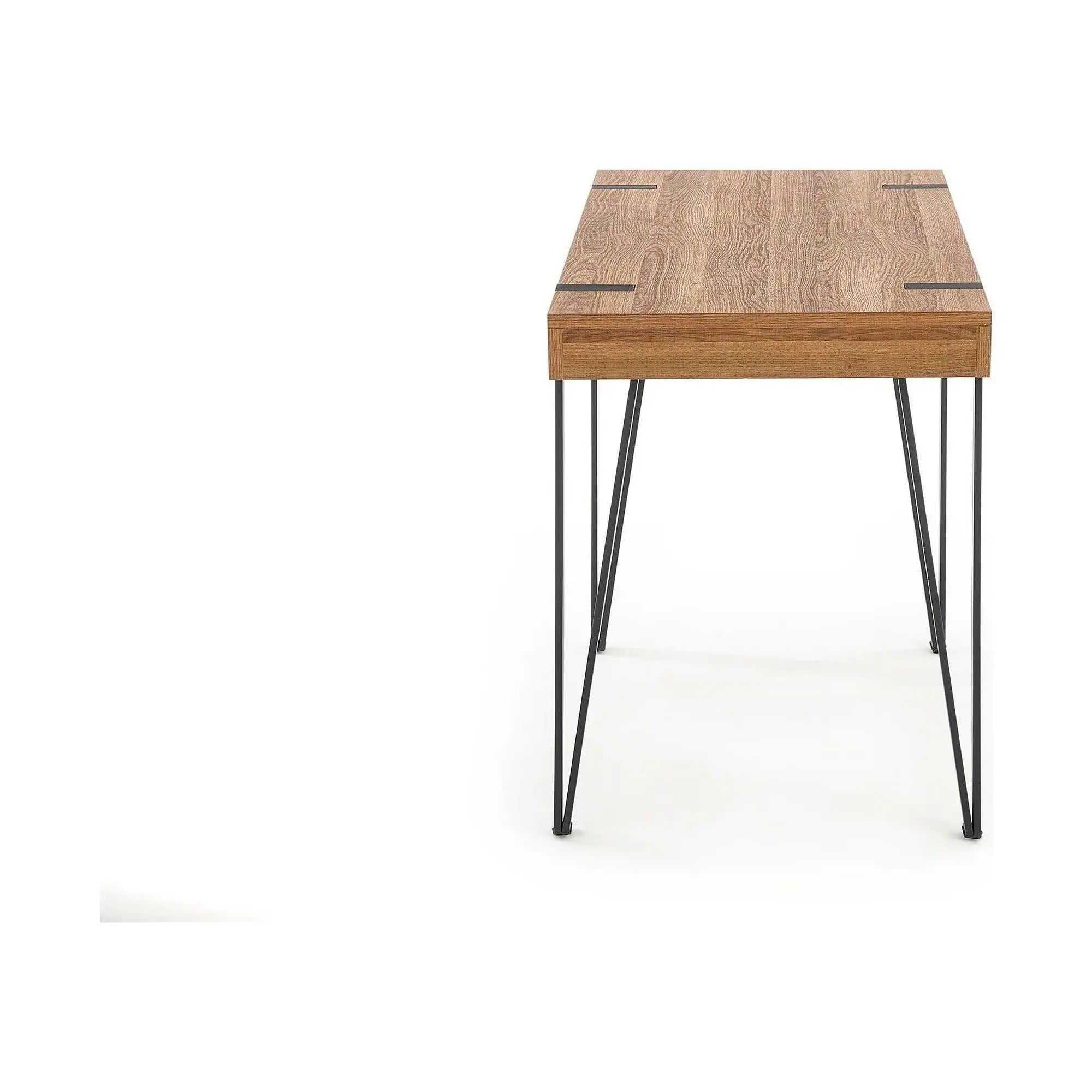 Birou B39, nuc/negru, 110x55x76 cm