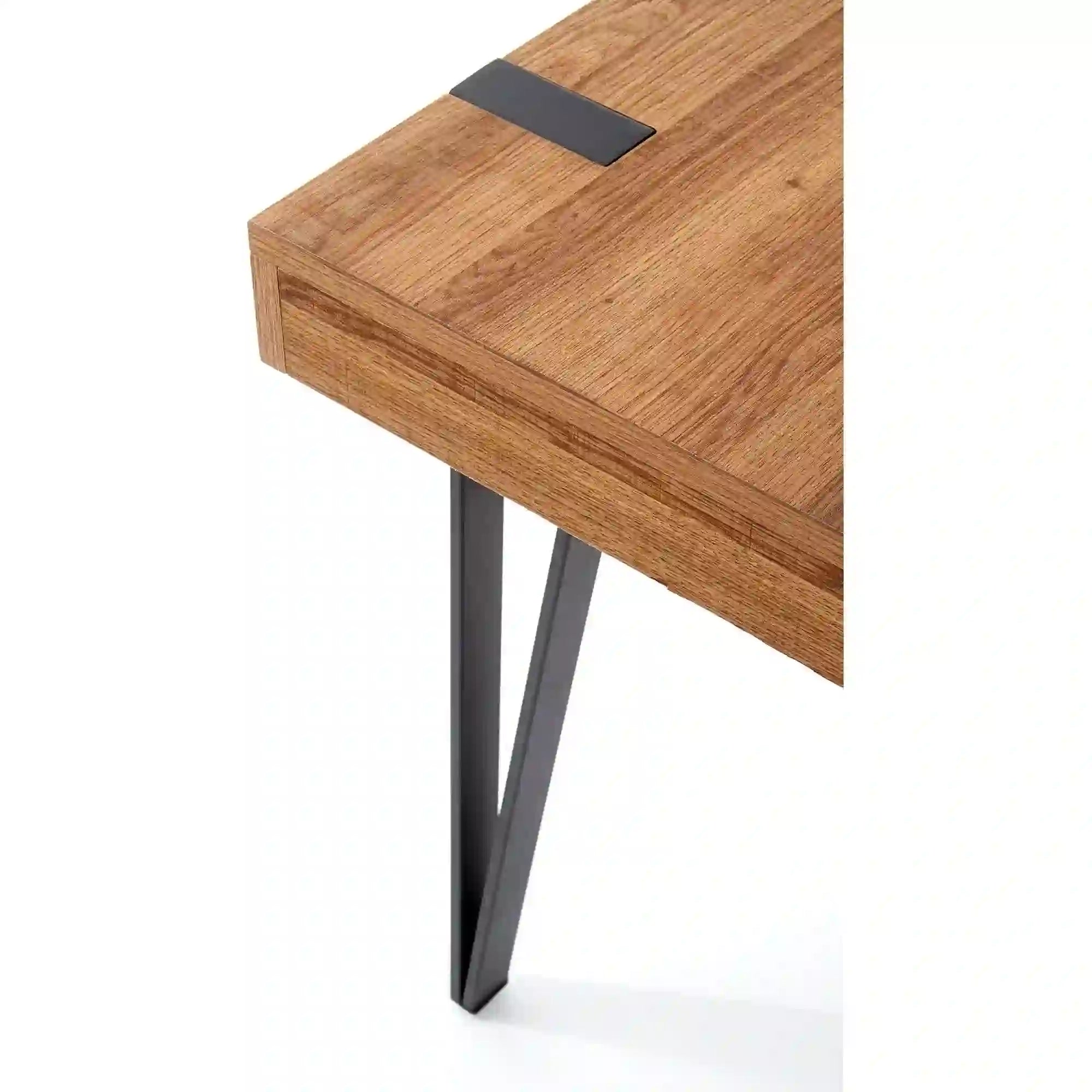 Birou B39, nuc/negru, 110x55x76 cm