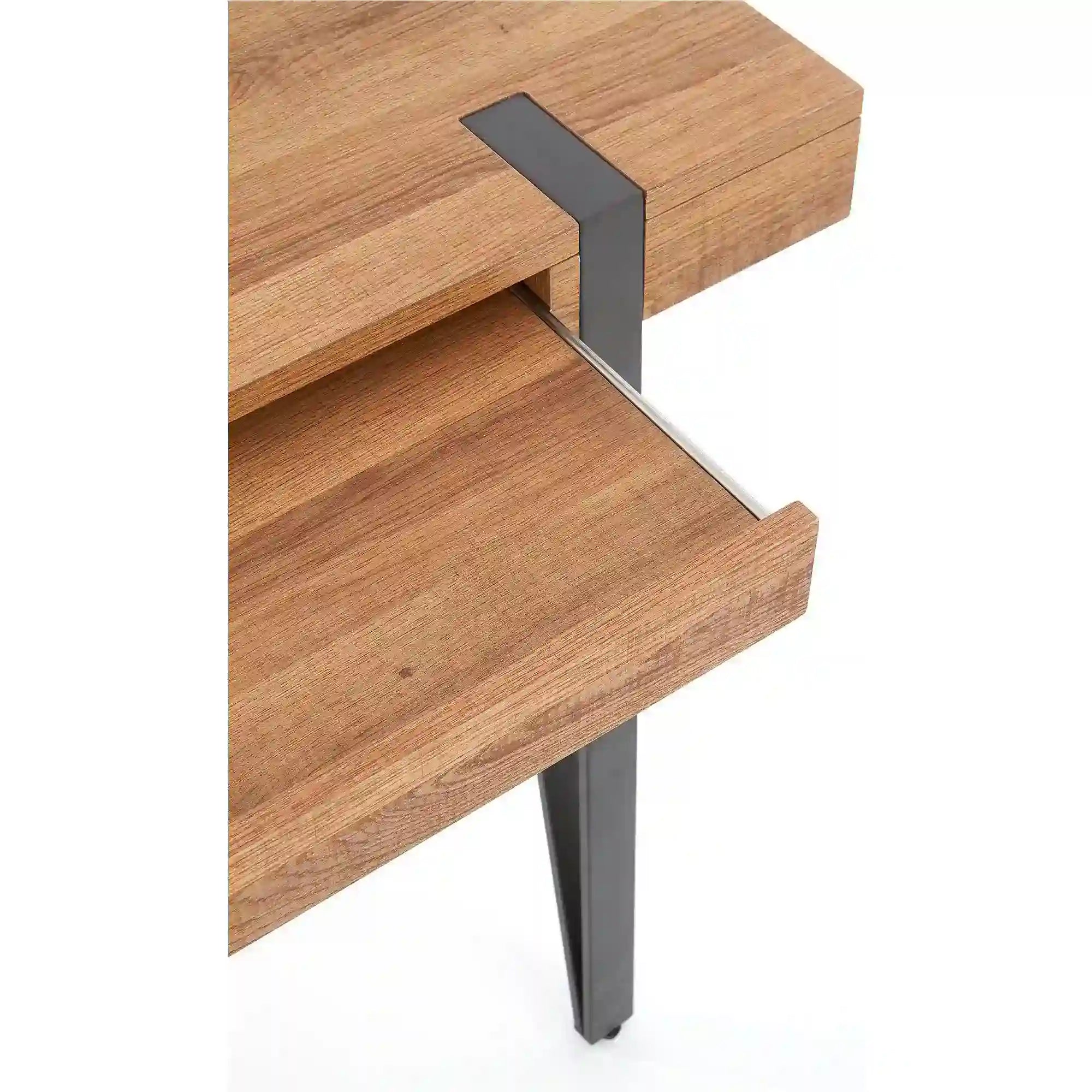 Birou B39, nuc/negru, 110x55x76 cm