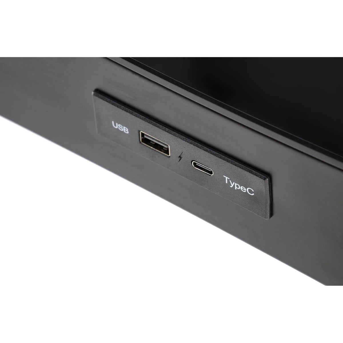 Birou B52, negru, sticla/metal, 120x60x77/120 cm