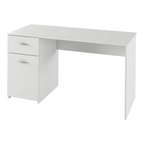 Birou BANY, alb, DTD laminat, 140x60x76 cm