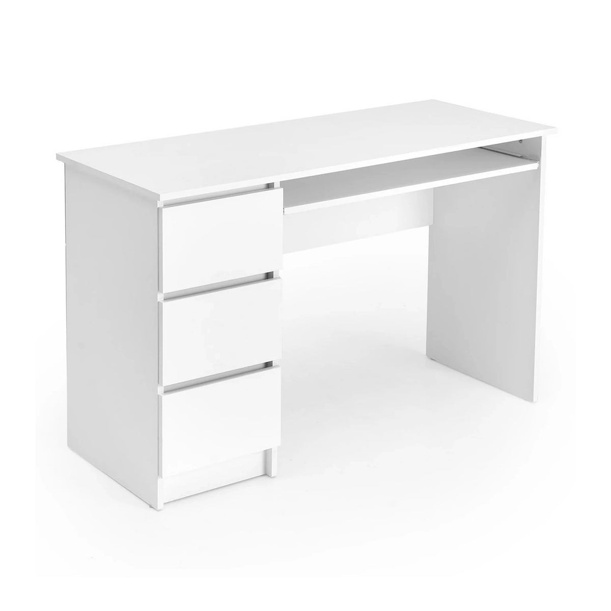 Birou CINO, alb, PAL laminat, 120x50x77 cm