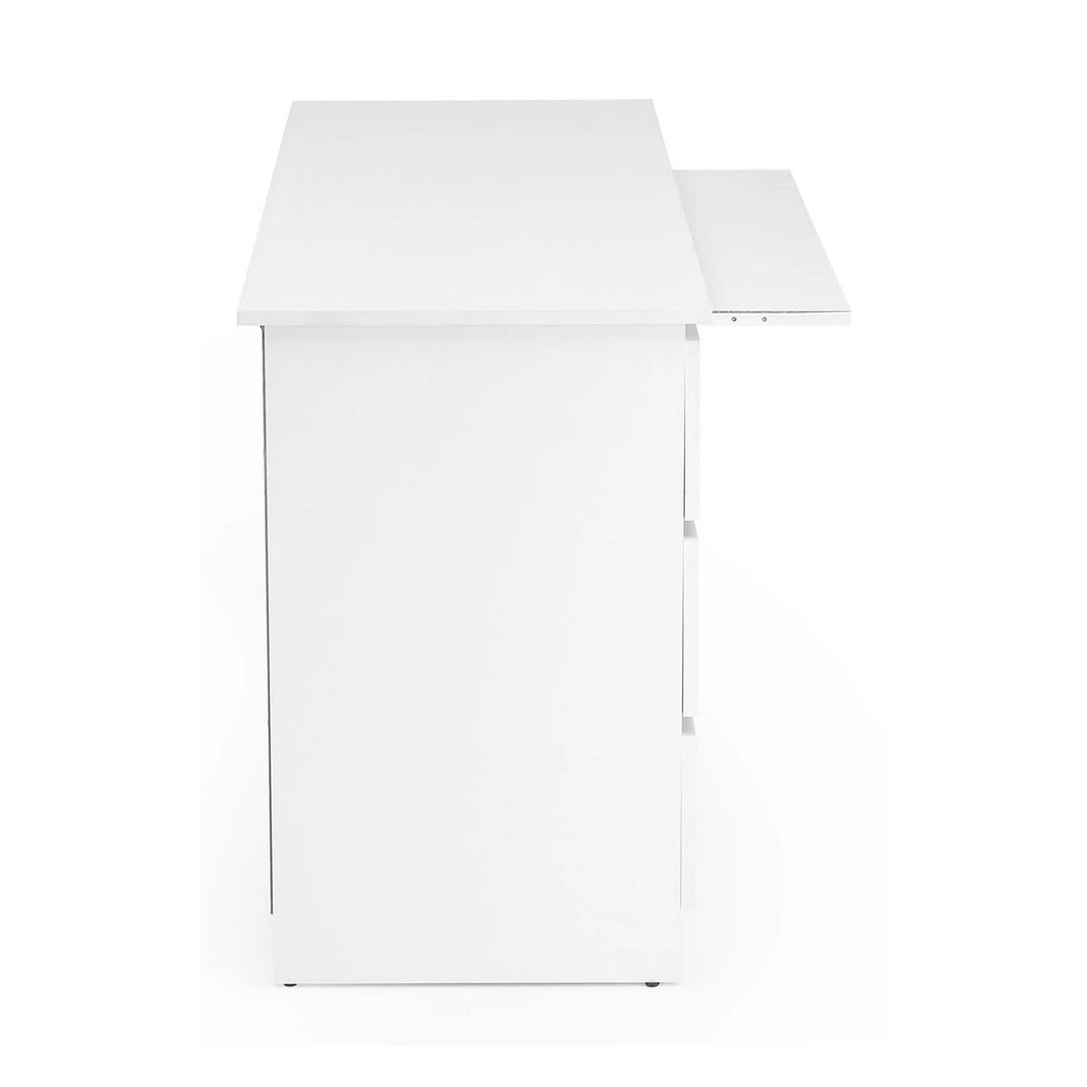 Birou CINO, alb, PAL laminat, 120x50x77 cm
