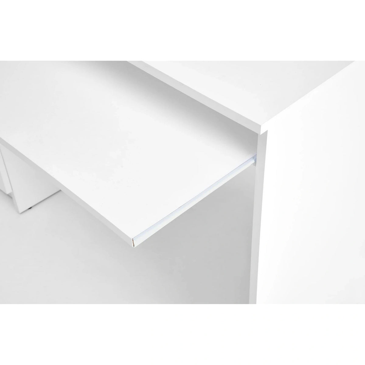 Birou CINO, alb, PAL laminat, 120x50x77 cm