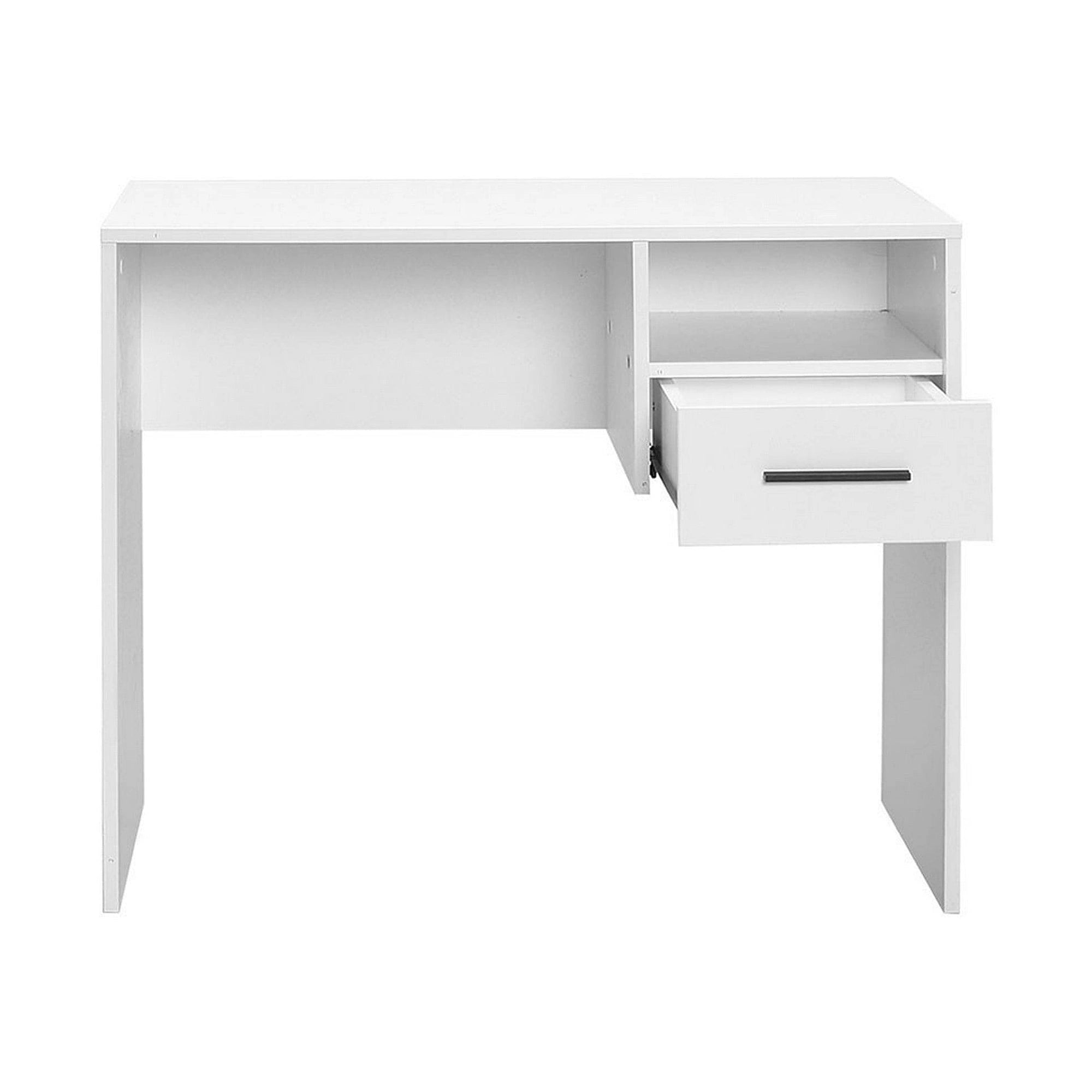 Birou CMS-105-BB-1, alb, PAL melaminat, 90x52x75 cm