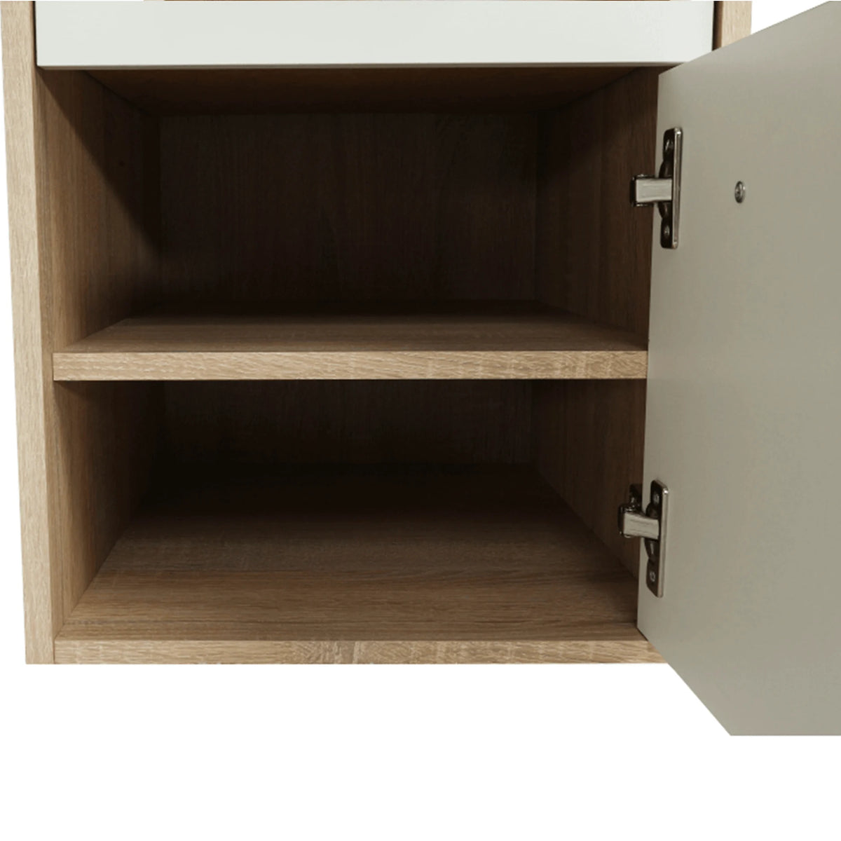 Birou de colt MAURUS NEW MA11, stejar sonoma/alb, PAL melaminat, 176/203x67x70 cm