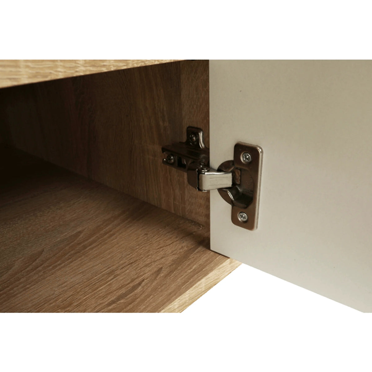 Birou de colt MAURUS NEW MA11, stejar sonoma/alb, PAL melaminat, 176/203x67x70 cm