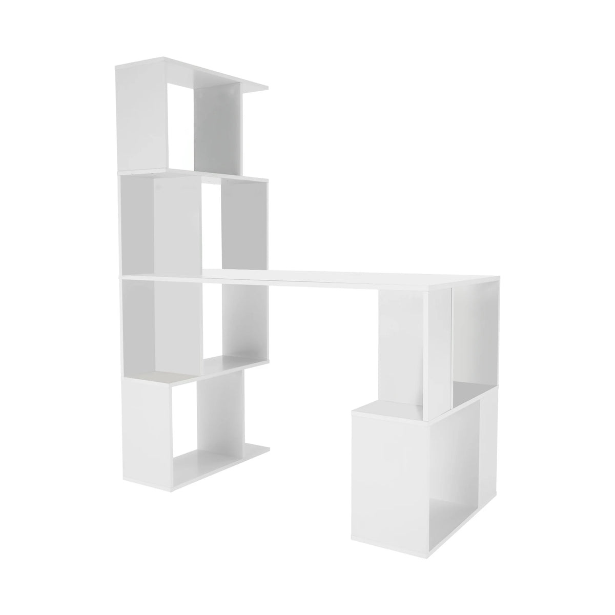 Birou FLOKI NEW, alb, DTD laminat, 120x60x150 cm