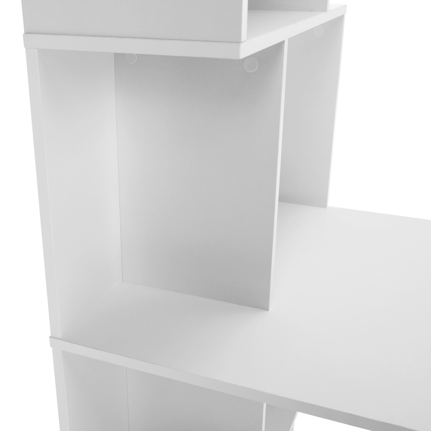 Birou FLOKI NEW, alb, DTD laminat, 120x60x150 cm