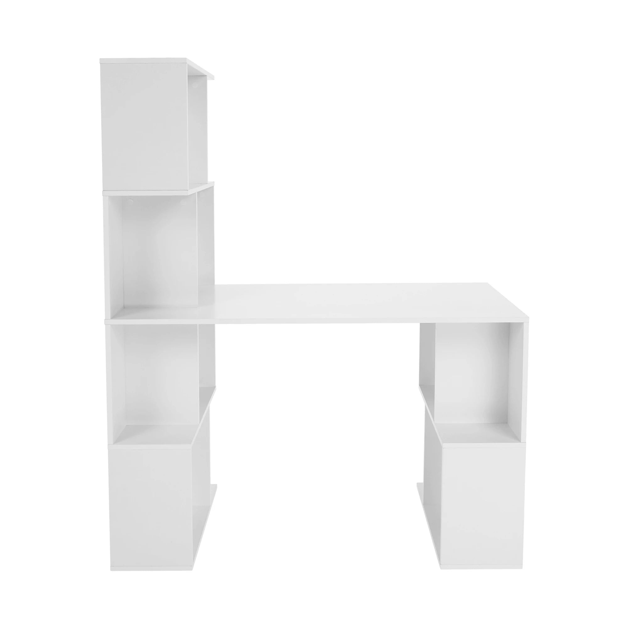 Birou FLOKI NEW, alb, DTD laminat, 120x60x150 cm