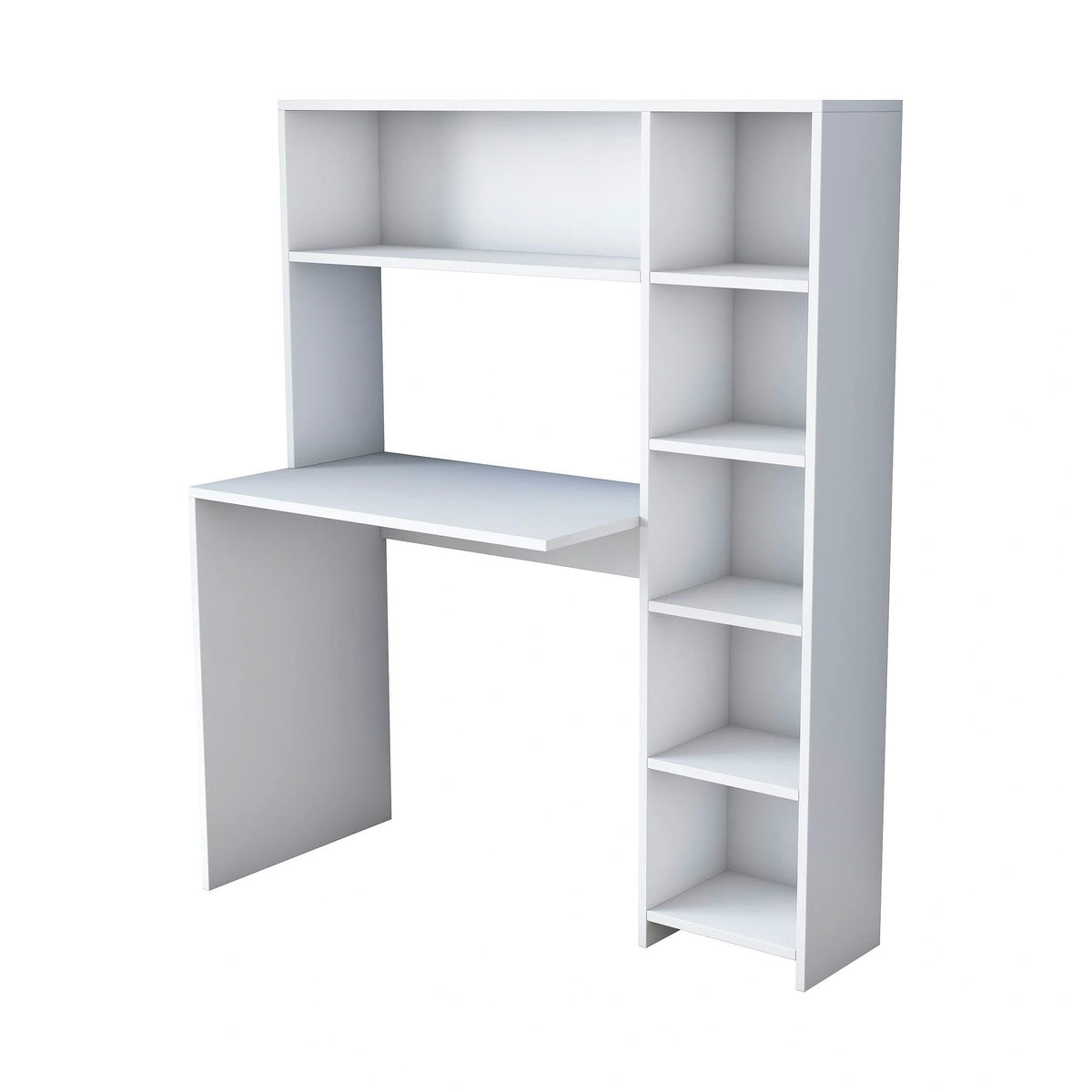 Birou HA104, alb, PAL melaminat, 80x40x75 cm