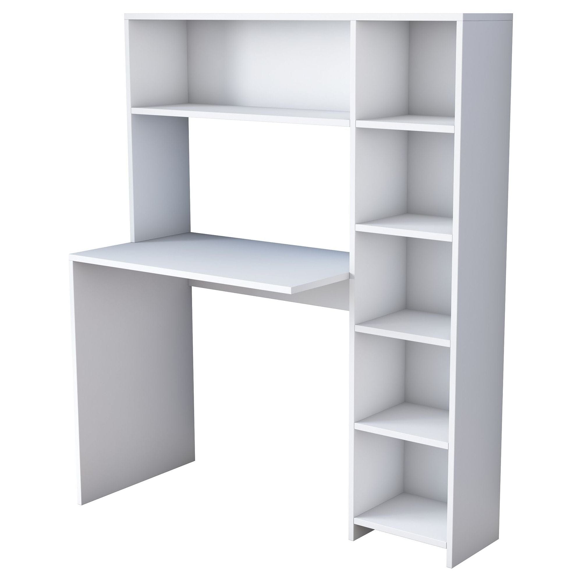 Birou HA104, alb, PAL melaminat, 80x40x75 cm