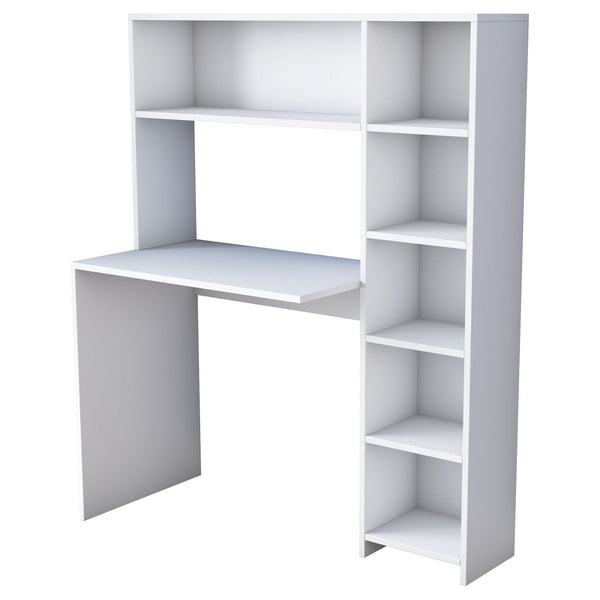 Birou HA104, alb, PAL melaminat, 80x40x75 cm