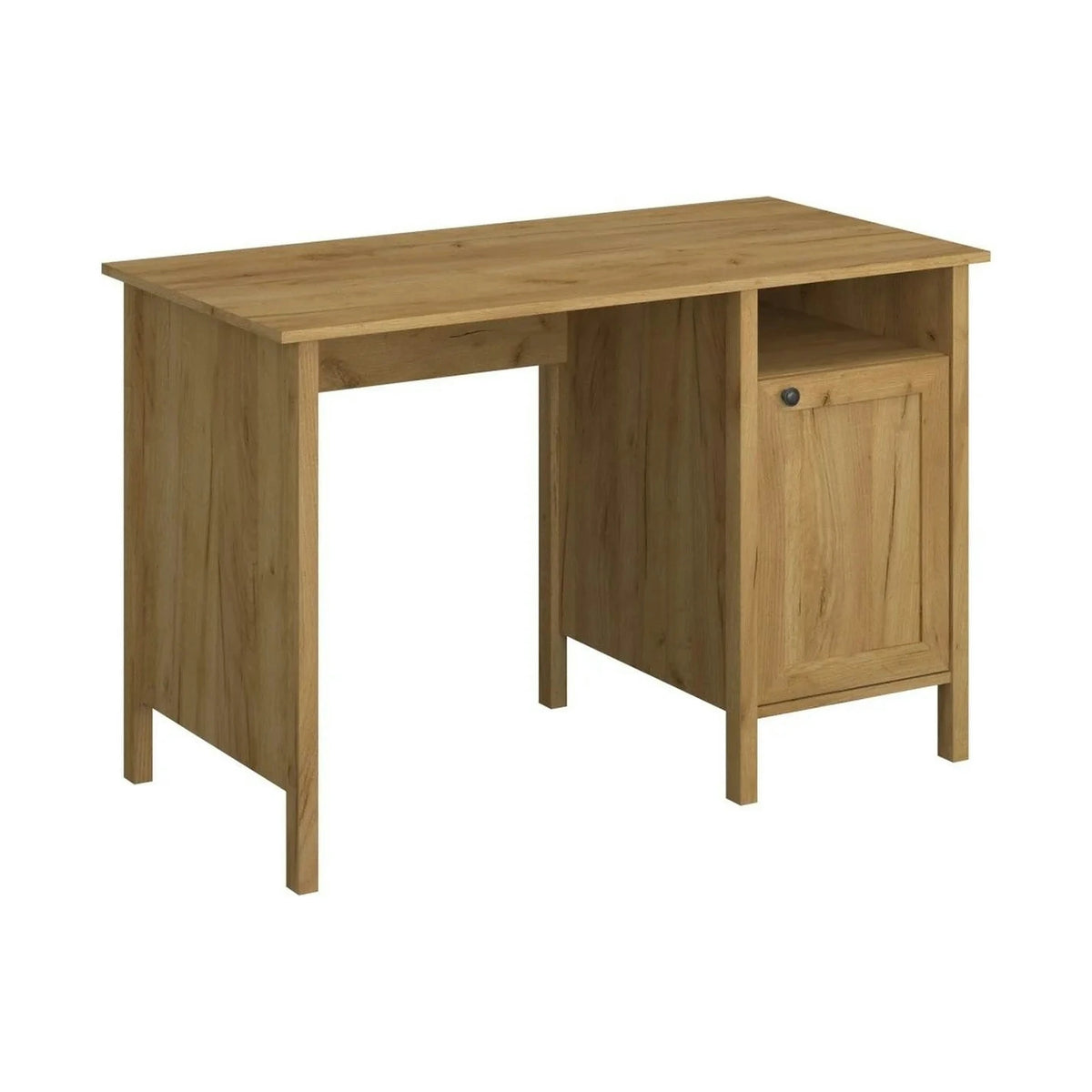 Birou KLARK, stejar auriu, PAL, 120x60x77 cm