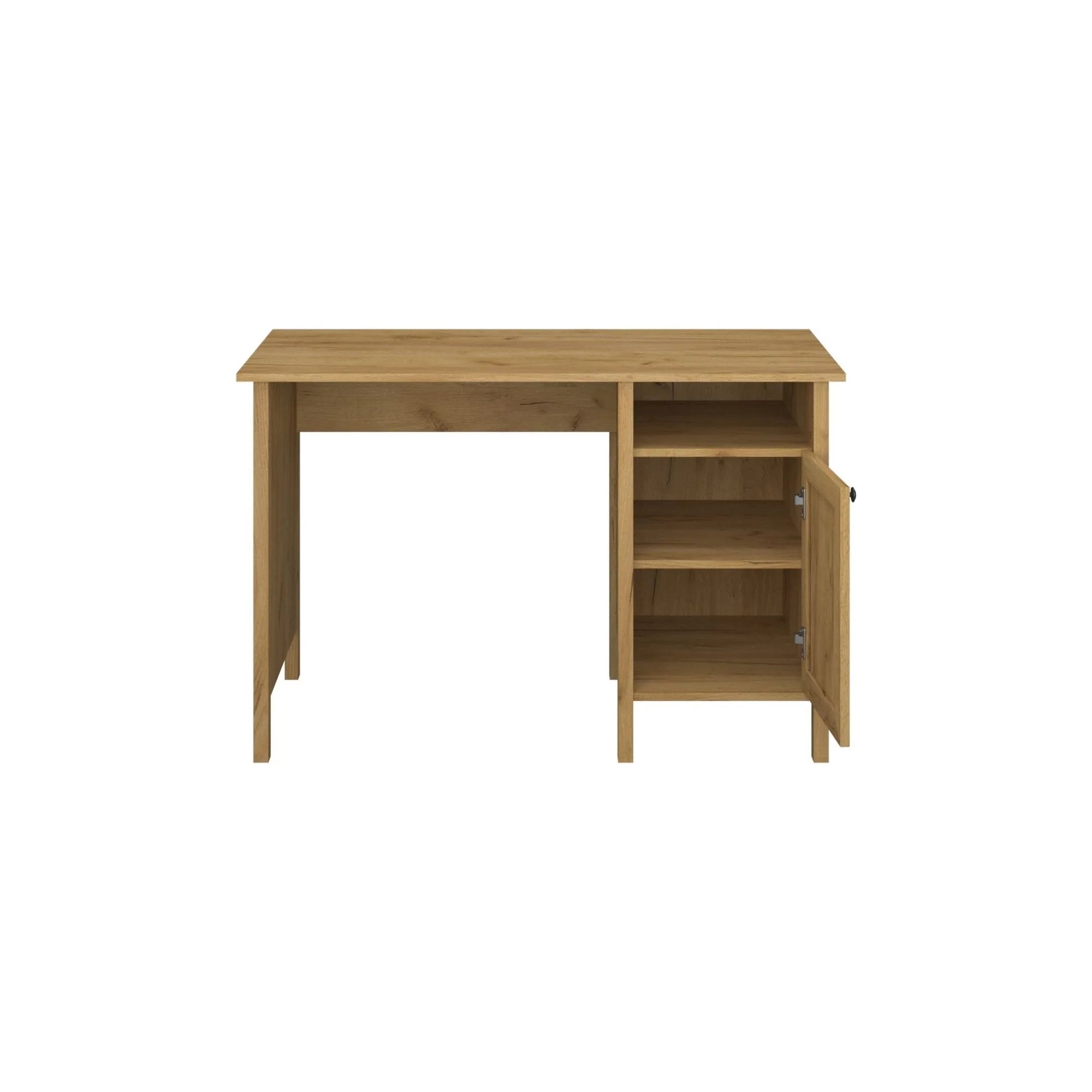 Birou KLARK, stejar auriu, PAL, 120x60x77 cm