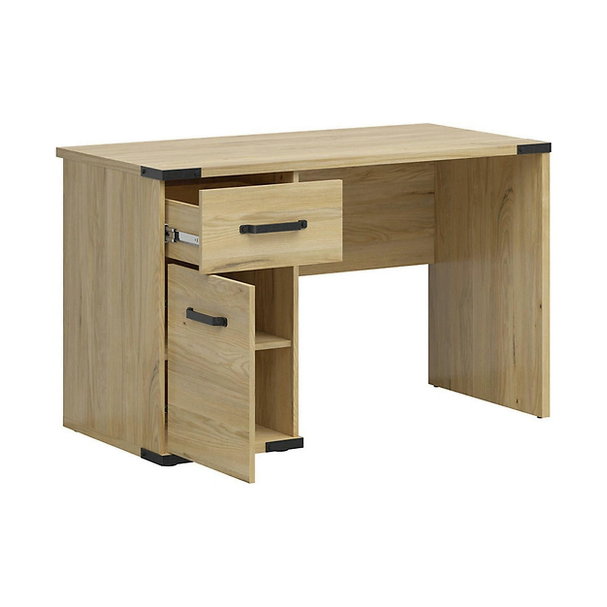 Birou Lara, frasin, PAL laminat, 117x58x74 cm