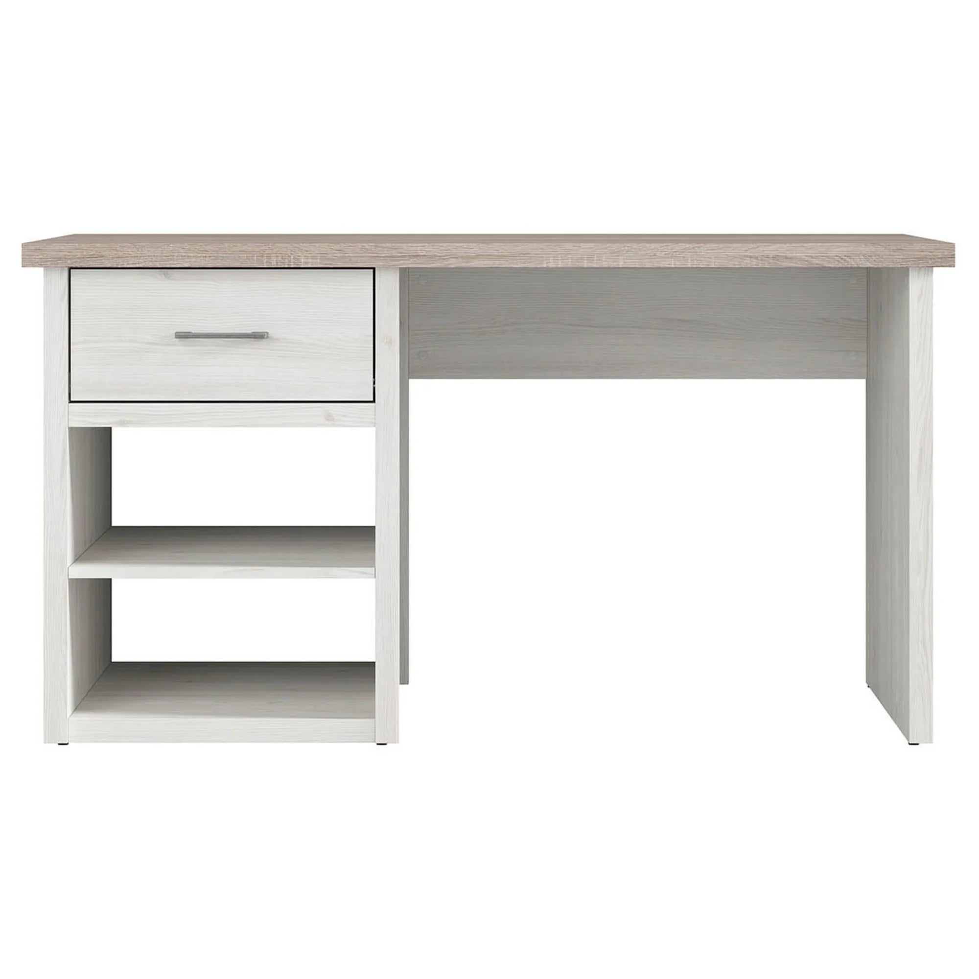 Birou LUCA JUZI, zada sibiu deschis/stejar sonoma, PAL laminat, 141x81x77 cm