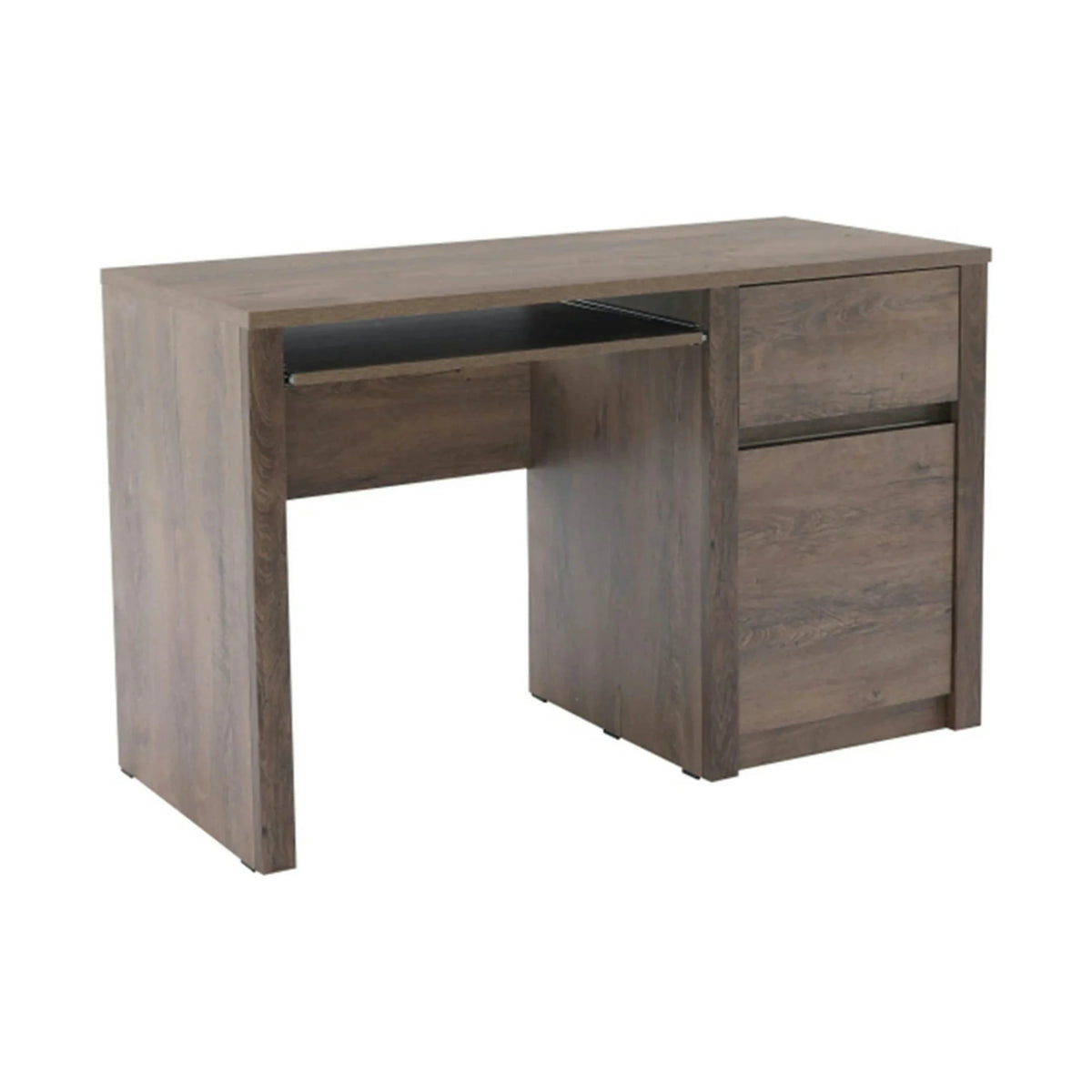 Birou MONTANA B1, stejar lefkas inchis, PAL, 120x53x75 cm