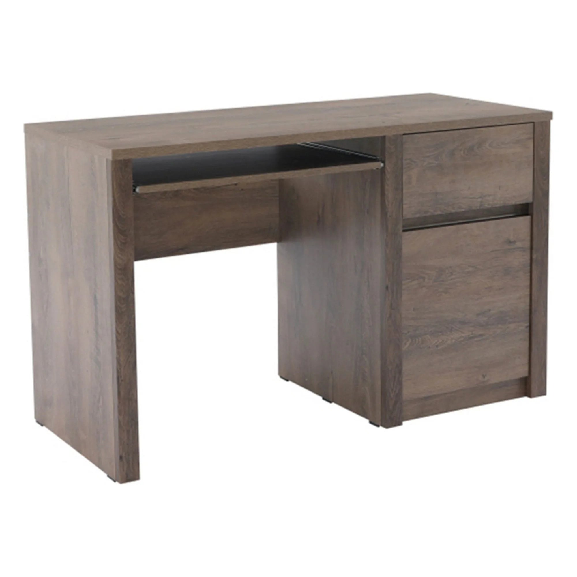 Birou MONTANA B1, stejar lefkas inchis, PAL, 120x53x75 cm