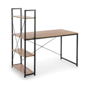 Birou NARVIK B1, stejar sonoma/negru, 120x64x120 cm