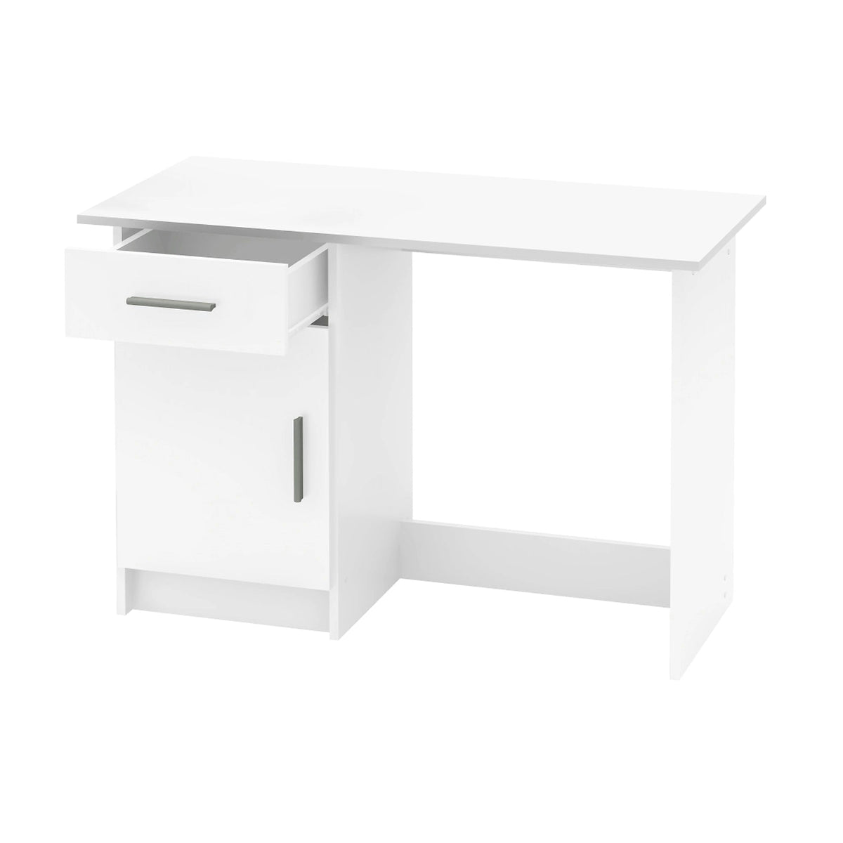 Birou SIRISS NEW, alb, DTD laminat, 109x50x75 cm