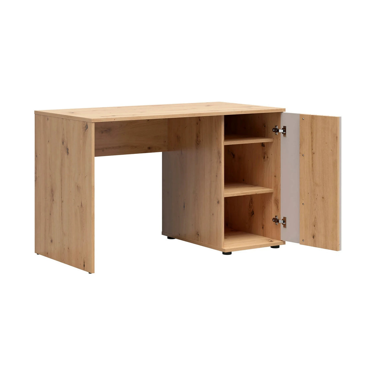 Birou tineret modern BREVAS, stejar artisan/casmir, PAL, 120x60x77 cm