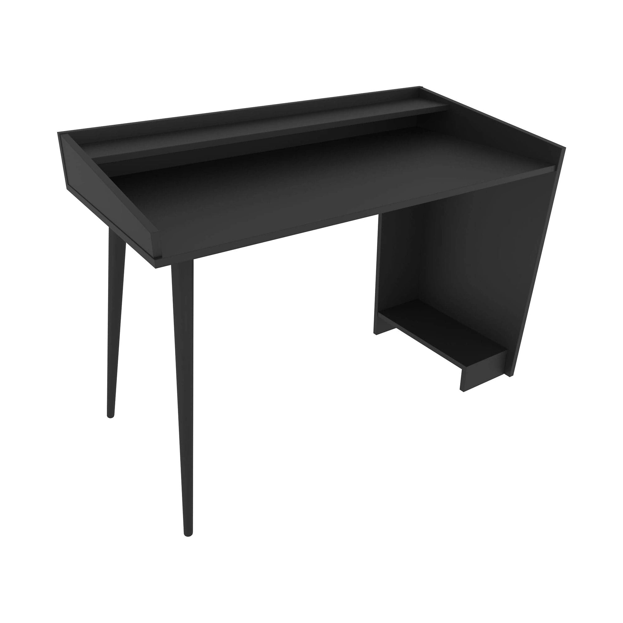 Birou VANESSA, negru, PAL melaminat, 122x59x88 cm