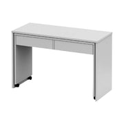 Birou VERSAL NEW, alb, PAL, extensibil, 120x50x75 cm