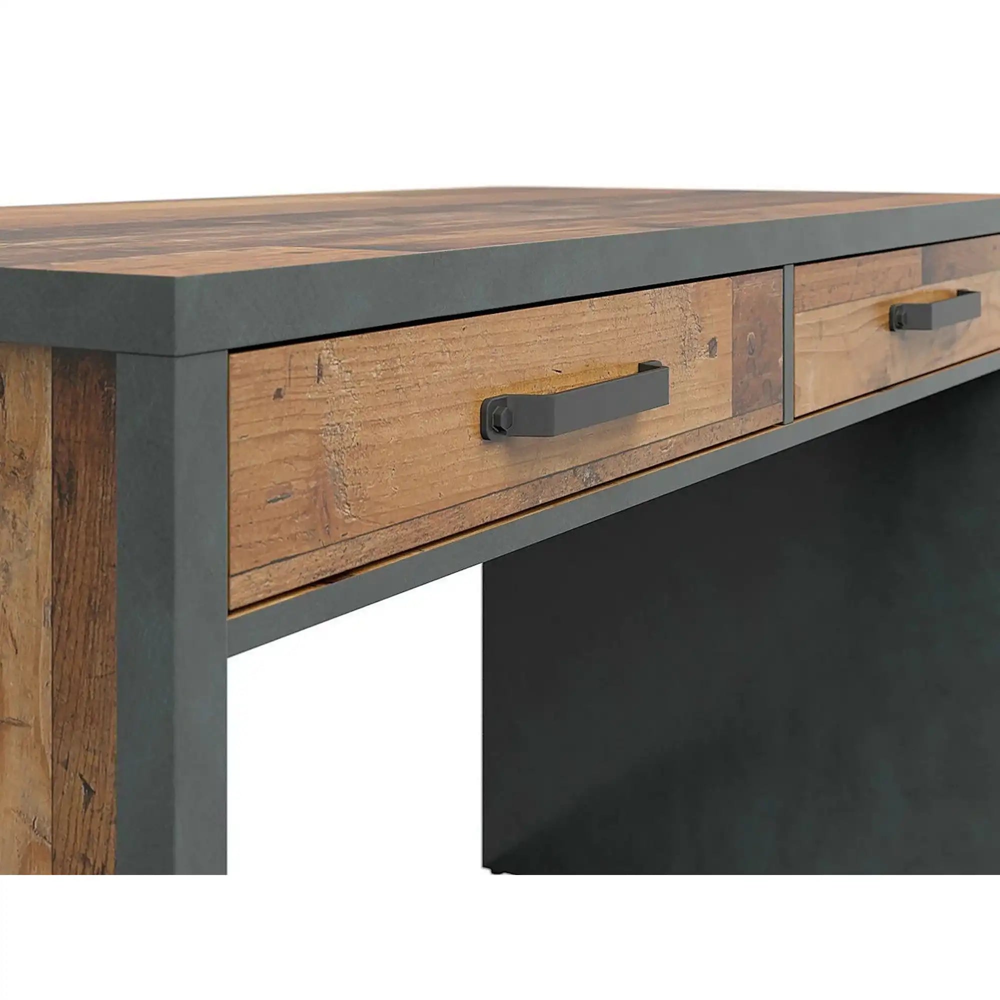 Birou WESTON, maro/gri grafit, PAL laminat, 120x60x76 cm